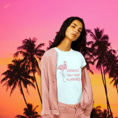 Funny Breek uw binnenste citaat van Flamingo T-shirt