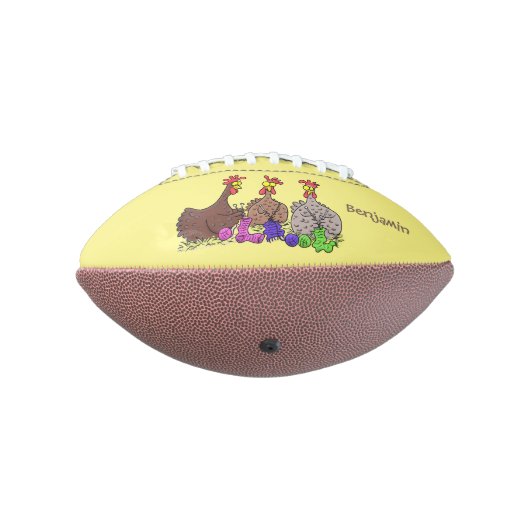 Funny breitting cartoon american football (Gedraaid 270)