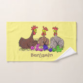 Funny breitting cartoon bad handdoek (Handdoek)