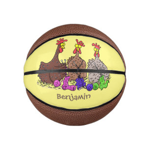 Funny breitting cartoon basketbal