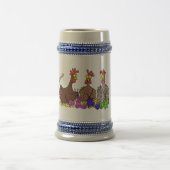 Funny breitting cartoon bierpul (Center)