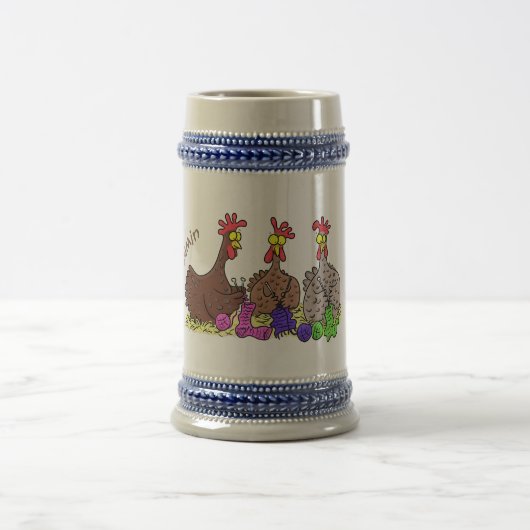 Funny breitting cartoon bierpul (Center)