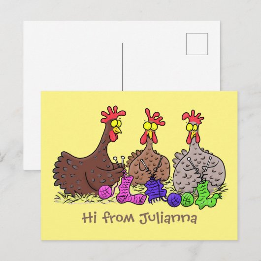 Funny breitting cartoon briefkaart (Voorkant / Achterkant)