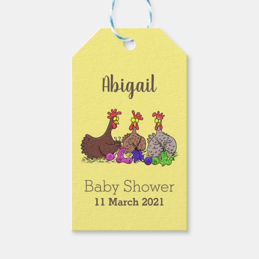 Funny breitting cartoon cadeaulabel (Voorkant)