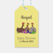 Funny breitting cartoon cadeaulabel (Achterkant)