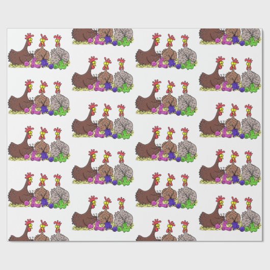 Funny breitting cartoon cadeaupapier (Vlak)