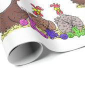 Funny breitting cartoon cadeaupapier (Rol Hoek)