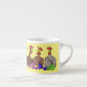 Funny breitting cartoon espresso kop (Rechts)