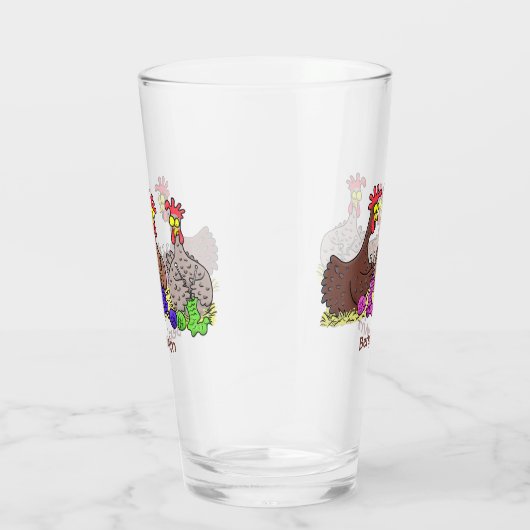 Funny breitting cartoon glas (Rechts)