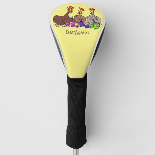 Funny breitting cartoon golfheadcover (Voorkant)