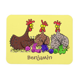 Funny breitting cartoon magneet