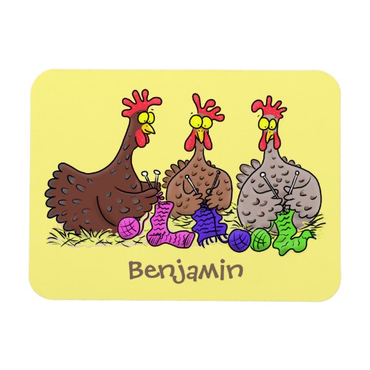 Funny breitting cartoon magneet (Horizontaal)