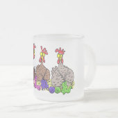 Funny breitting cartoon matglas koffiemok (Voorkant rechts)