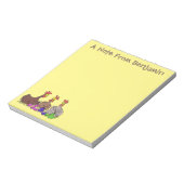 Funny breitting cartoon notitieblok (Linkerzijde)