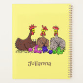 Funny breitting cartoon planner (Achterkant)