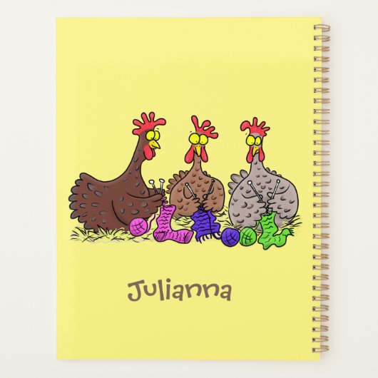 Funny breitting cartoon planner (Achterkant)