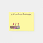 Funny breitting cartoon post-it® notes (Voorkant)
