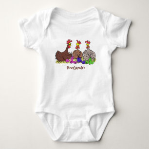 Funny breitting cartoon romper