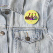 Funny breitting cartoon ronde button 5,7 cm (In situ)