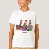 Funny breitting cartoon t-shirt (Voorkant)