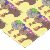 Funny breitting cartoon tafelkleed (Gekanteld)