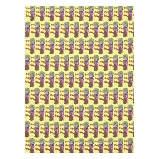 Funny breitting cartoon tafelkleed (Voorkant)