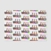 Funny breitting cartoon tissuepapier (Voorkant)