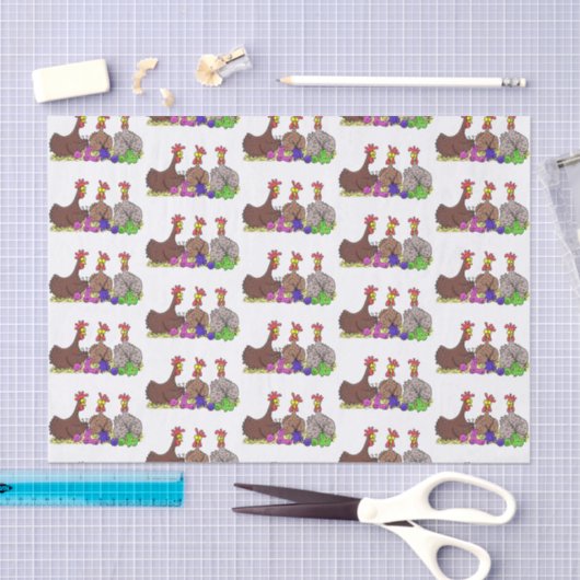 Funny breitting cartoon tissuepapier (Craft)