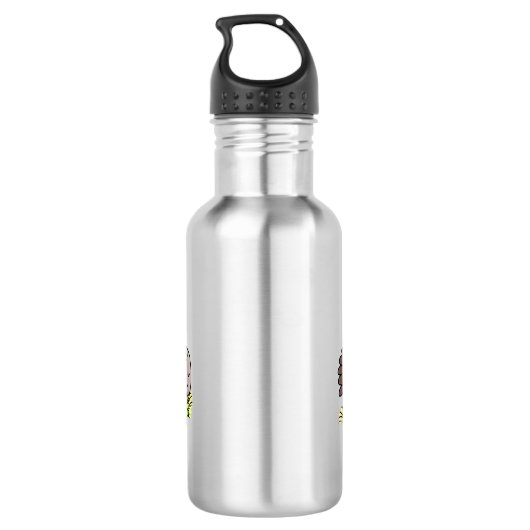 Funny breitting cartoon waterfles (Achterkant)