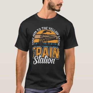 Funny brengt hem naar het station van de geelsteen t-shirt