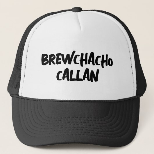 Funny Brewchacho Trucker Pet (Voorkant)