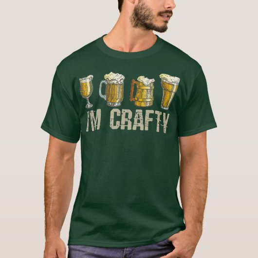Funny Brewer Craft Beer T-shirt (Voorkant)