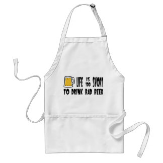 Funny Brewmaster of Beer Maker's Brewing Apron Standaard Schort