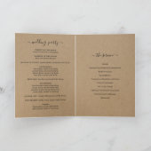 Funny Brews and I dos Brewery Wedding Programme Programma (Binnen)