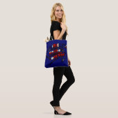 Funny Brexit UK Shopping Tote Bag (Op model)
