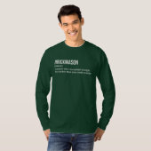 Funny Brickmason Definition T-shirt (Voorkant volledig)