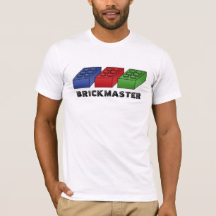 Funny Brickmaster - vectorkunst voor pop T-shirt
