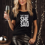Funny Bridal Party Personalized T-shirt<br><div class="desc">Trendy en leuk bridal party design. Pas de achterzijde aan met de tekst van uw keuze.</div>