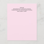 Funny Bridal Shower Invitae Bubbles n Brews Flyer (Achterkant)