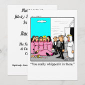 Funny Bridal Shower Kaart (Voorkant / Achterkant)