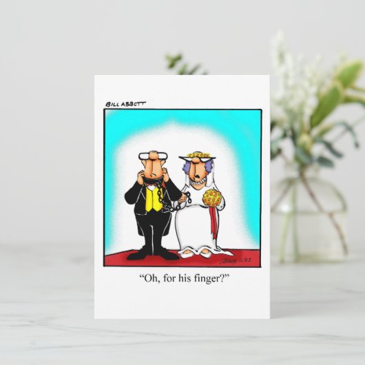 Funny Bridal Shower Kaart (Staand voorkant)