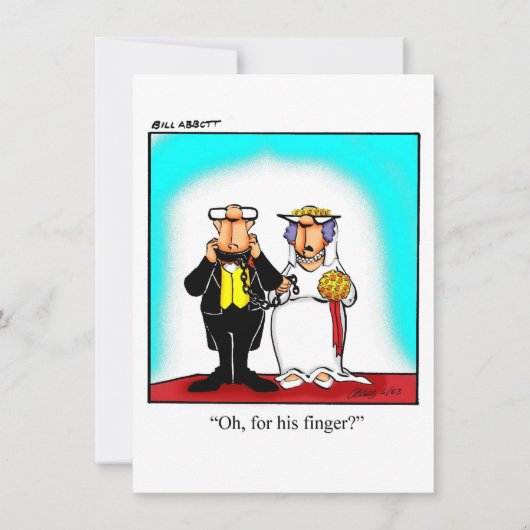 Funny Bridal Shower Kaart (Voorkant)