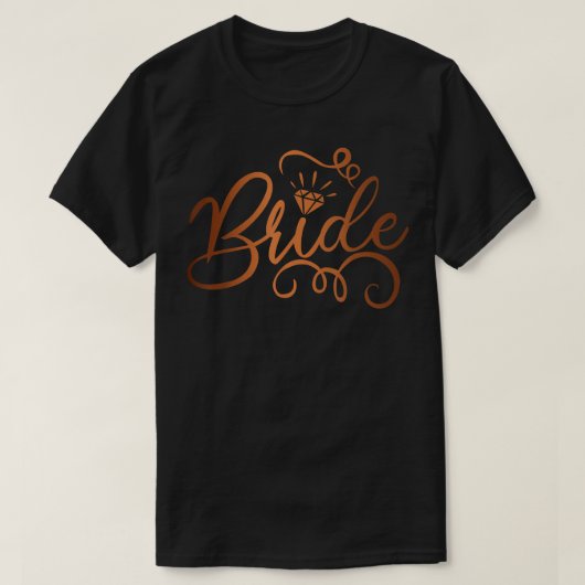 Funny Bride 2022 Bridal Wedding Matching Groom Lov T-shirt (Design voorkant)