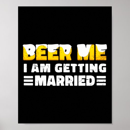 Funny Bride en Groom Bachelor Party Poster (Voorkant)
