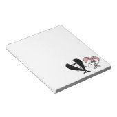 Funny Bride en Groom Hearts Notitieblok (Schuin)