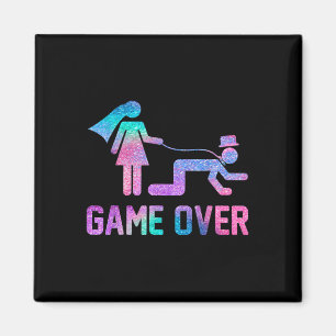 Funny Bride en Groom Meme Marriage Game Funny Ove Magneet