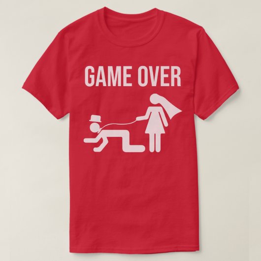 Funny Bride Groom Bachelor Bachelorette Wedding Gr T-shirt (Design voorkant)