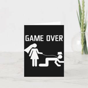 Funny Bride Groom Wedding Bachelor Bachelorette Pa Kaart