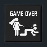 Funny Bride Groom Wedding Bachelor Bachelorette Pa Magneet<br><div class="desc">Grappige bruid bruidegom bruiloft Bachelor vrijgezellenfeest 1</div>