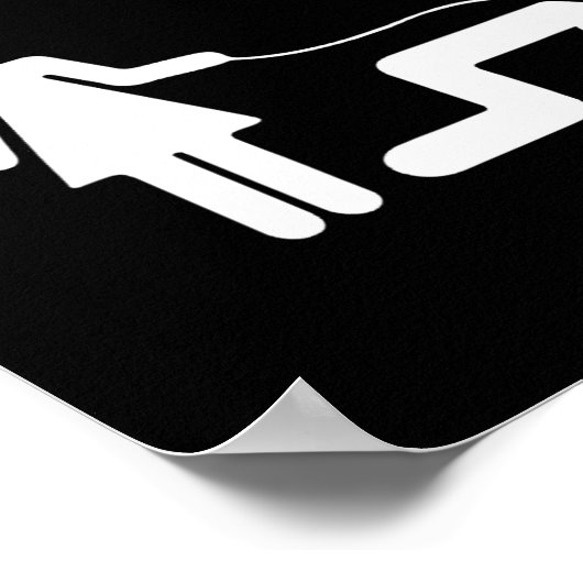 Funny Bride Groom Wedding Bachelor Bachelorette Pa Poster (Hoek)